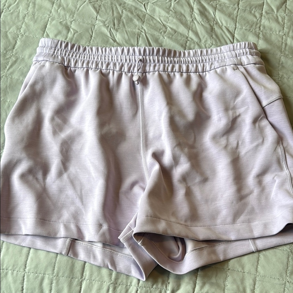 Lululemon Athletica Softstreme Light Purple Athletic Shorts